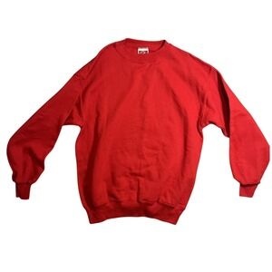 Vintage Pannill Heavyweight Red Crewneck Sweatshirt Women's Large Made in‎ USA